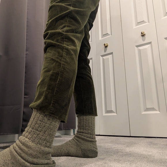 Mango Olive Corduroy Pants - Picture 9 of 9